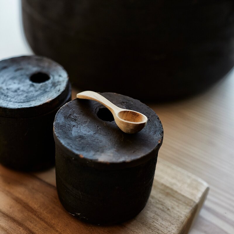 Hazel salt- & peppersett 2 deler svart