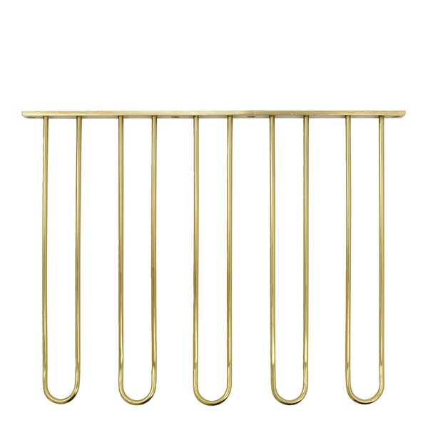 Stilio glass rack 40x30 cm antikk gullfinish