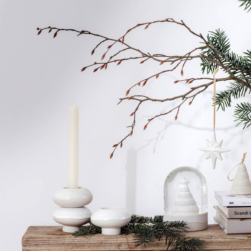 Winter Glow lysestake smultring 9x5,5cm