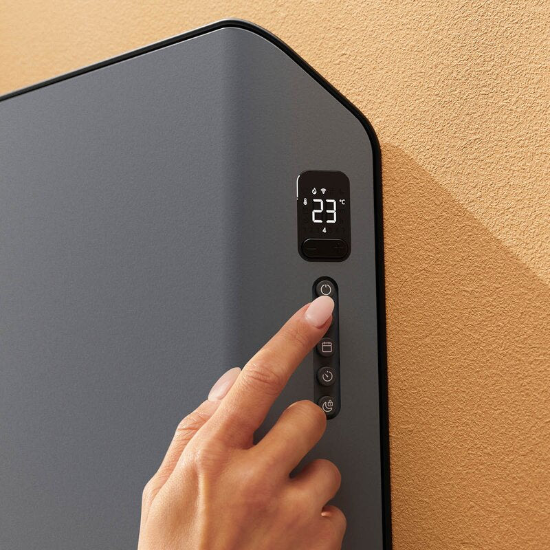 Edge panelovn 1500W grå