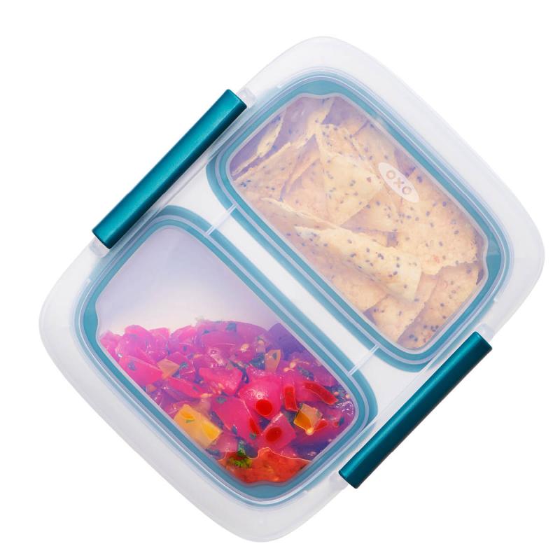 Prep & go delt matboks 0,5L grønn