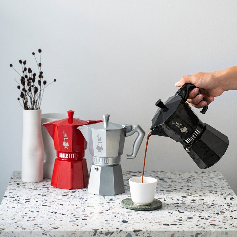 Exclusive espressokanne 3 kopper13 cl svart