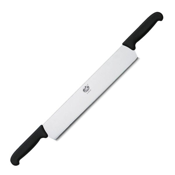 Swiss Classic ostekniv 36 cm m/to håndtak svart