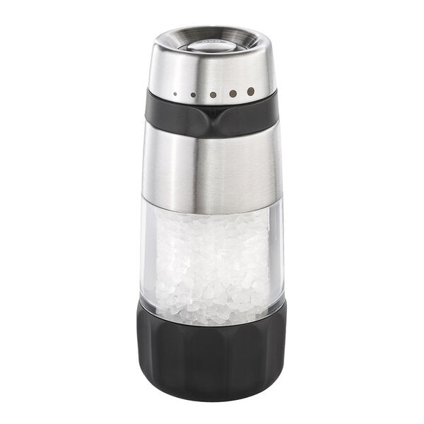 Saltkvern dryssfri 14 cm stål/svart