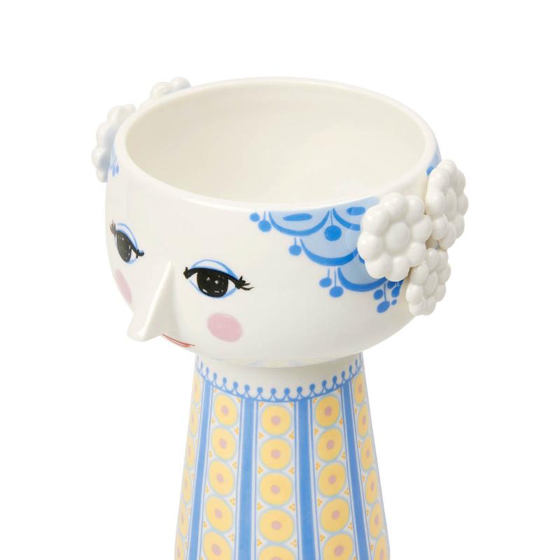 Eva vase 18,5 cm blå