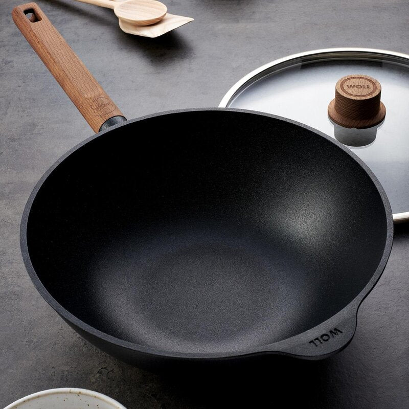 ECO Logic QXR wokpanne 28 cm fast trehåndtak
