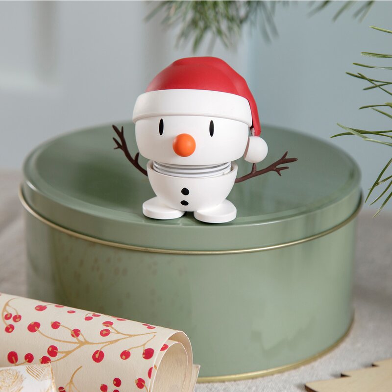 Soft santa snowman liten hvit