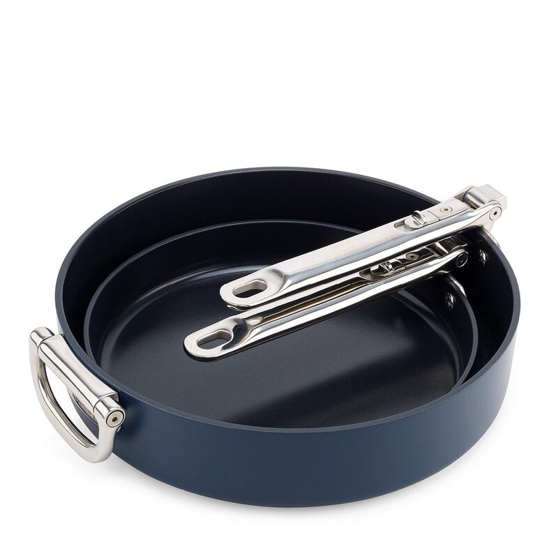 Space stekepannesett 2 deler 24+28 cm midnight blue