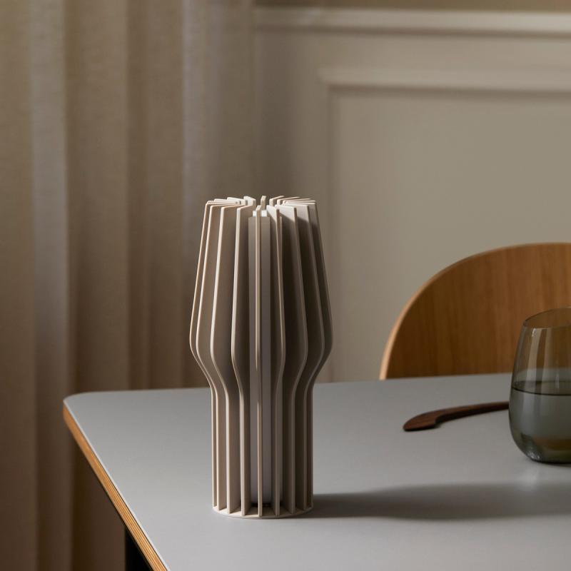 Radiant LED lampe 25 cm pearl beige