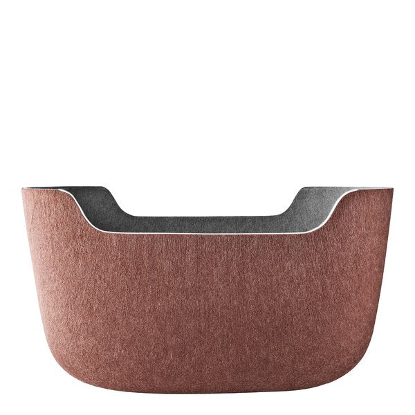 Tidy oppbevaringskurv 48x35x23 cm chestnut