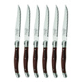 Biffkniver 23 cm 6 stk dark wood