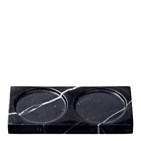 Tabletopper brett for kverner 15 cm svart marmor