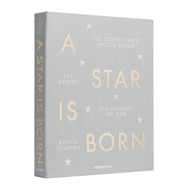 Fotoalbum A Star Is Born babyalbum grå