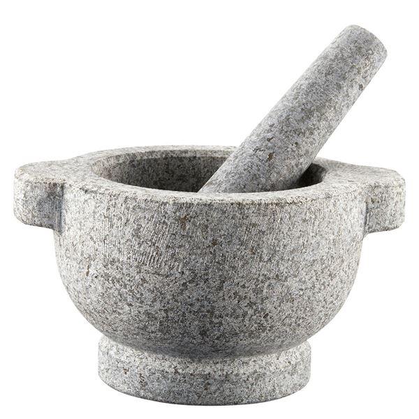 Birkedal morter 22x12 cm granitt
