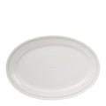 Icons ovalt fat 29x42 cm hvit/beige