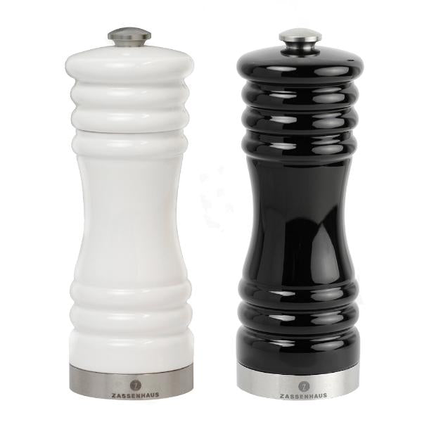 Munchen kvernsett 15 cm svart/hvit