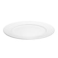 Plissé tallerken flat 26 cm hvit