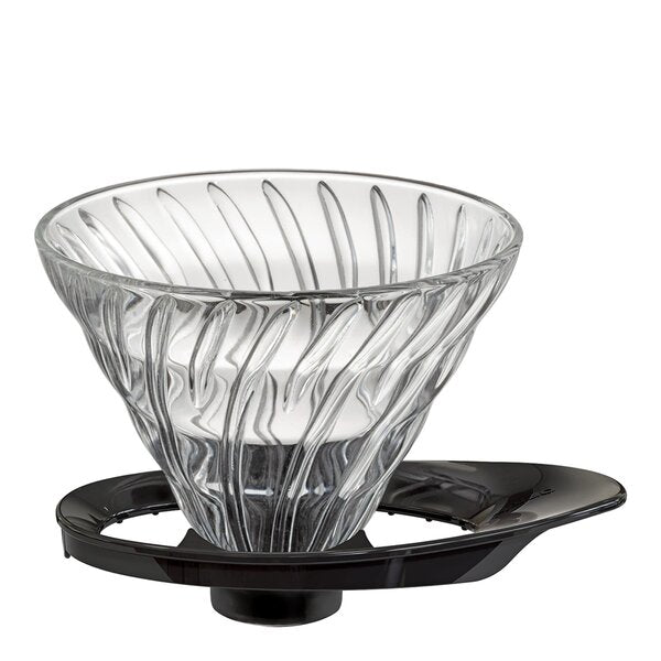 V60 dripper str.02 glass/svart