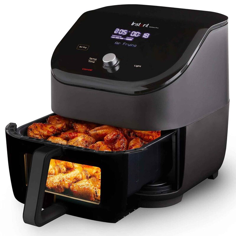 Vortex Plus ClearCook airfryer 5,7L svart