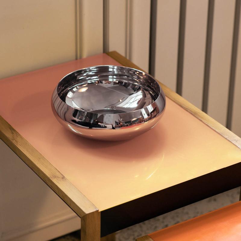 Nest skål 23 cm polert