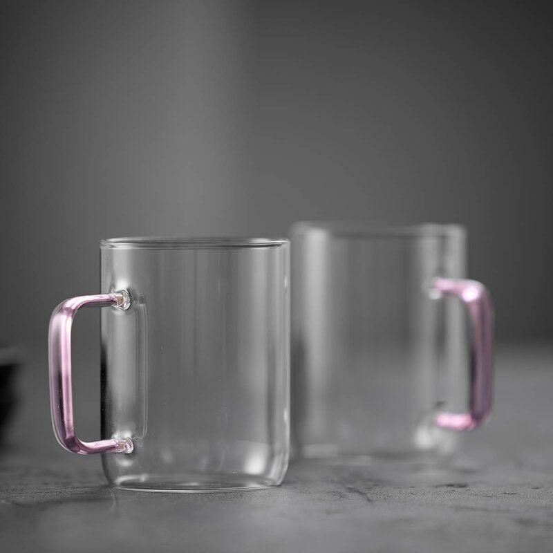 Torino glasskrus 40 cl 2 stk rosa
