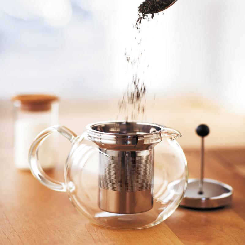 Assam tekanne m/filter 0,5L krom