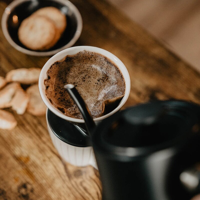 Design Pour Over vannkoker sølv