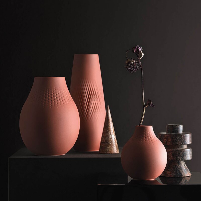 Manufacture Collier Terre vase 26 cm kobber