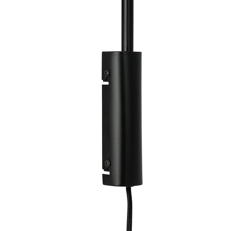 Cale vegglampe med vinkel 46 cm svart