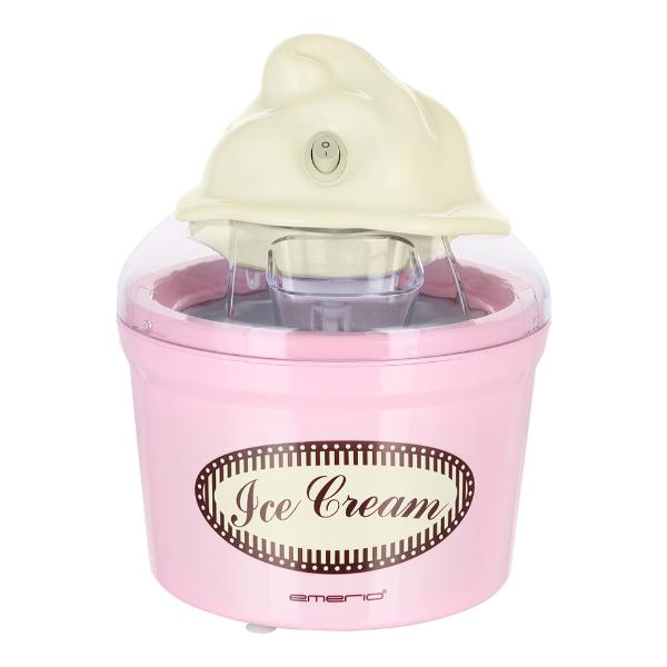 Iskremmaskin 1,2L retro pink