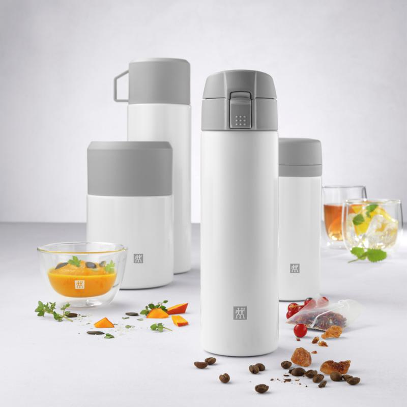 Thermo termokopp 45 cl sølv/hvit