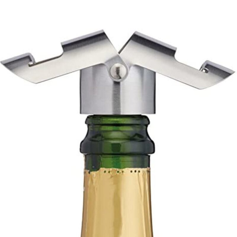 Champagnestopper 4 cm sølv