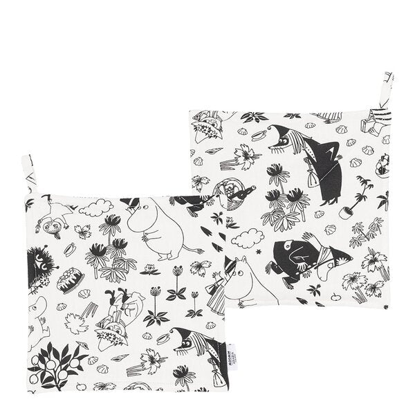 Mummi gryteklut 22x22 cm 2 stk offwhite