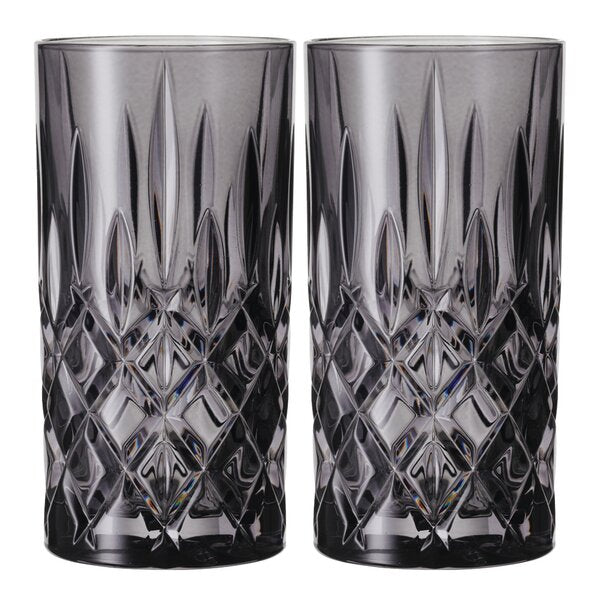Noblesse Colour longdrinkglass 39,5 cl 2 stk smoke