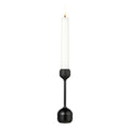 Silhouette lysestake 14,5 cm svart