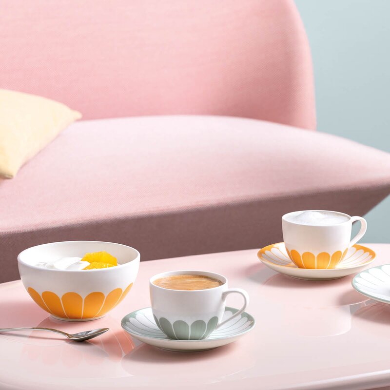 Fleur soleil frokostbolle 14 cm 43 cl gul