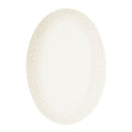 Confetti ovalt fat 36x25,5 cm vanilla