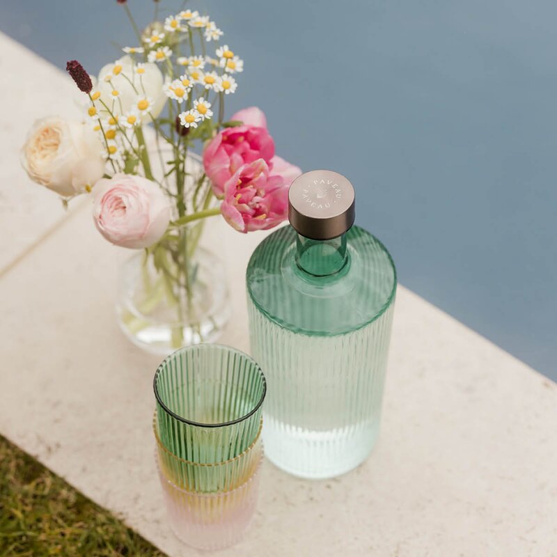 Ribbed Elegance gaveeske Bondi 3 deler grønn