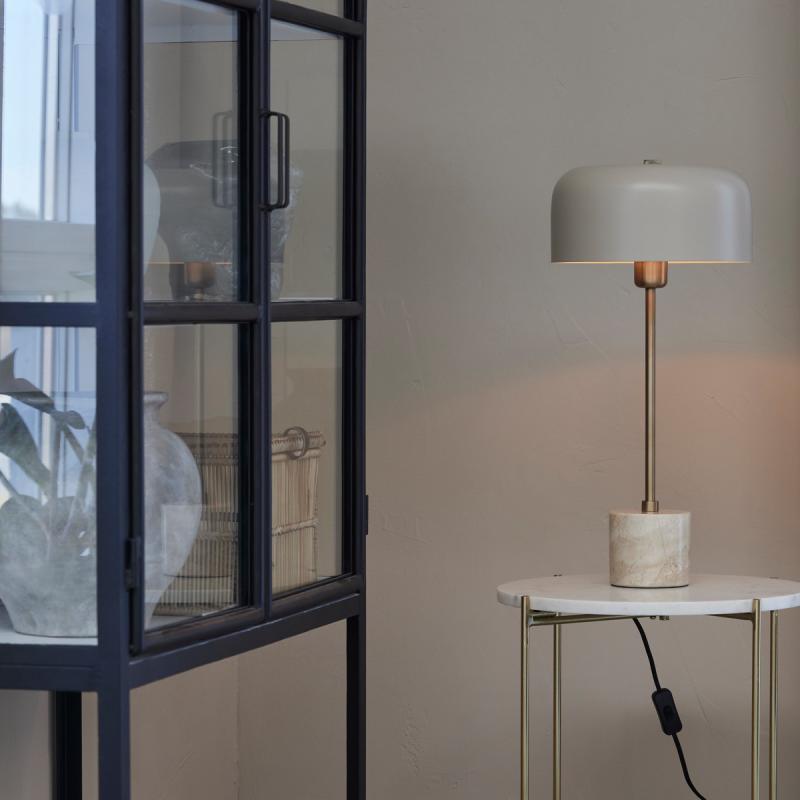 Sofillia bordlampe 53 cm sand/lys gull