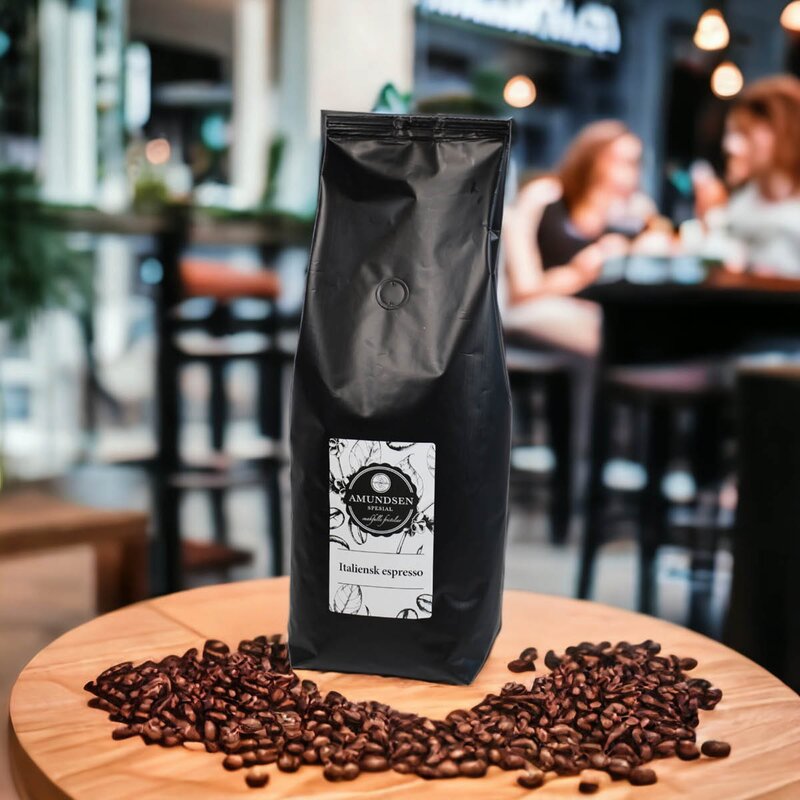 Kaffebønner 1000g svart