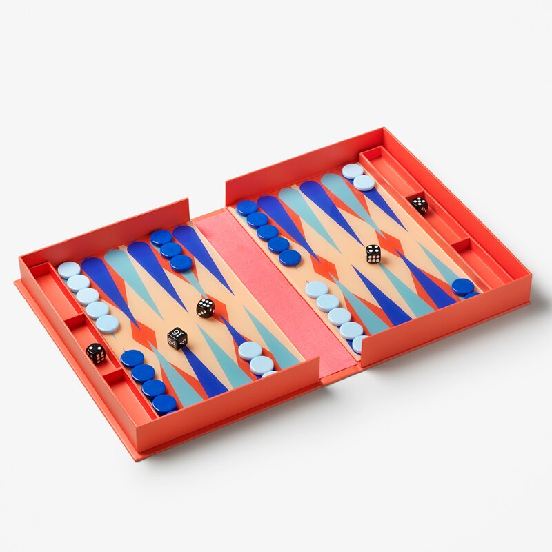 Classic art of backgammon spill oransje