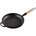 Signature stekepanne med trehåndtak 28 cm black
