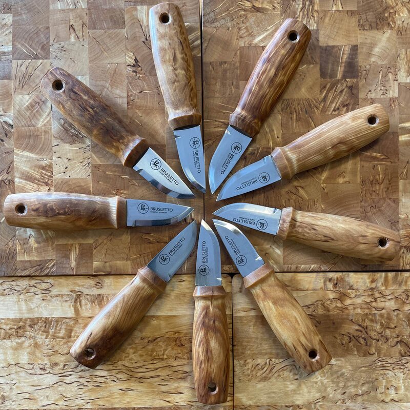 Ustaoset allroundkniv 16 cm masurbjørk