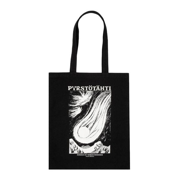 Mummi Novels handlenett 38,5x42 cm Kometen svart
