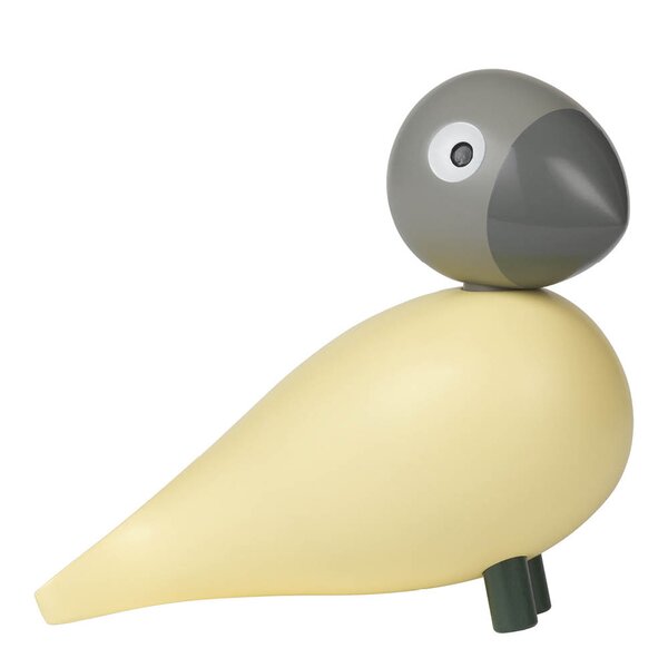 Year bird 2025 Bella 12,5 cm krem/grå