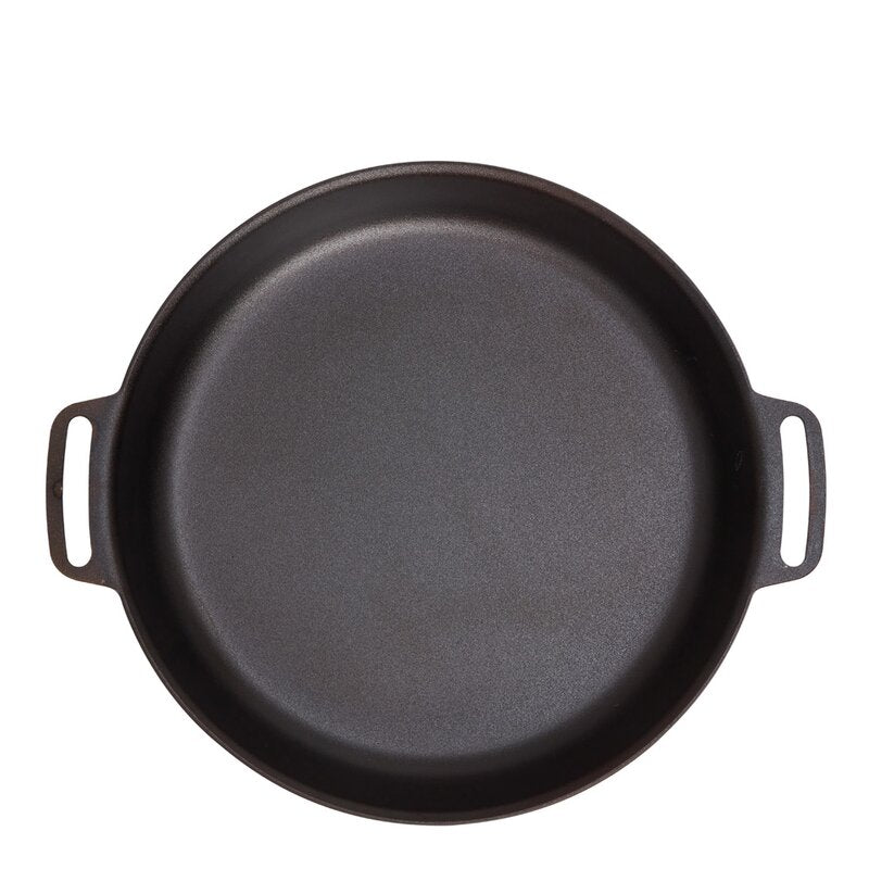 Ildfast form karbonstål 28 cm svart