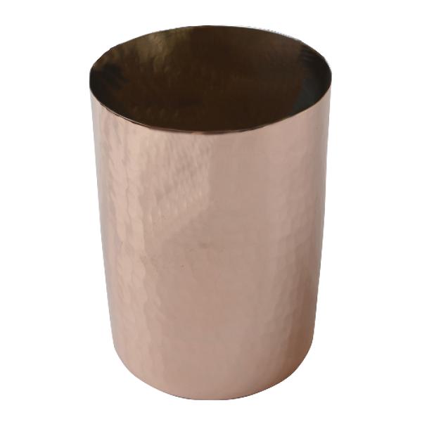 Redskapskrukke 12x16 cm hamret kobber