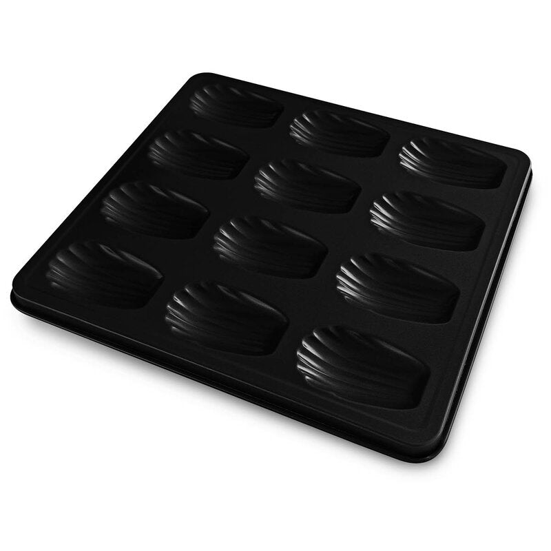 Sweet Magic madeleineform 26,5x24,5 cm 12 stk svart