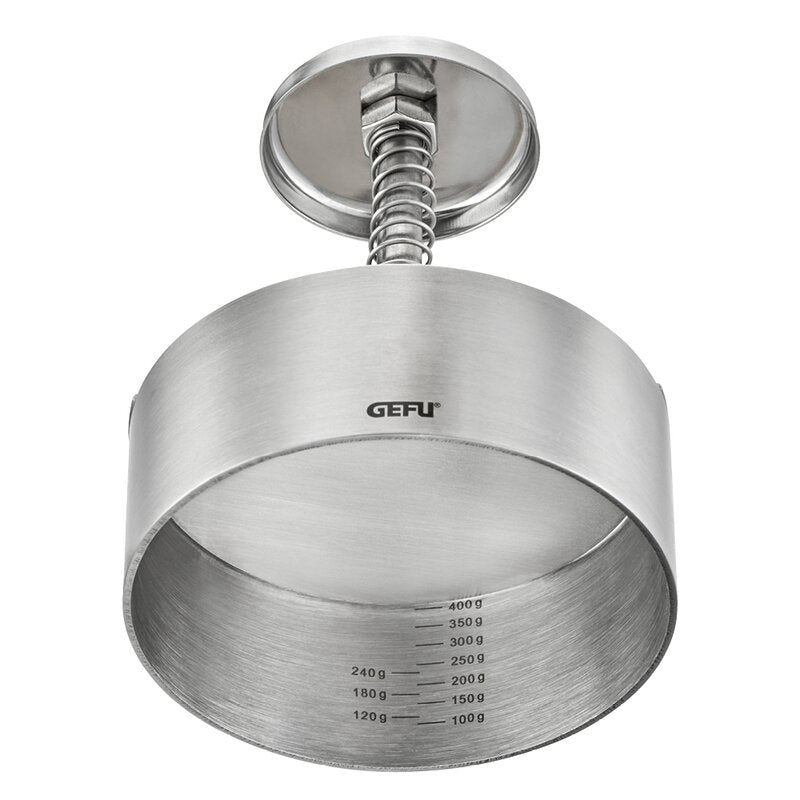 Patti hamburgerpresse 11,5 cm stål