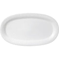 Hammershøi oval serveringsfat 40x22,5 cm hvit